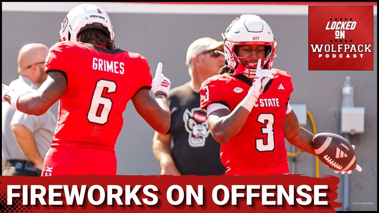 NC State Football EXPLODES for Record Setting Win over the Campbell Camels | NC State Podcast