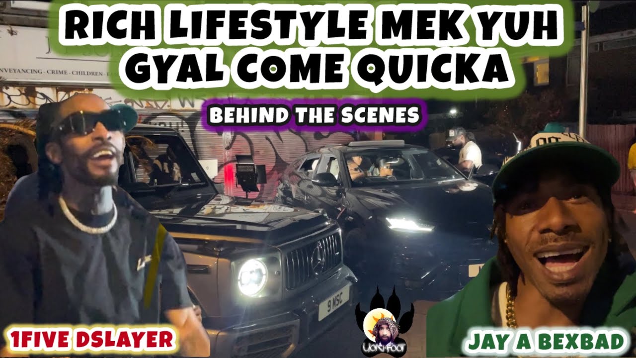 Scenes Of Jay A Bexbad And 1Five DSl&yer Video Shoot In Peckham Rye Kane