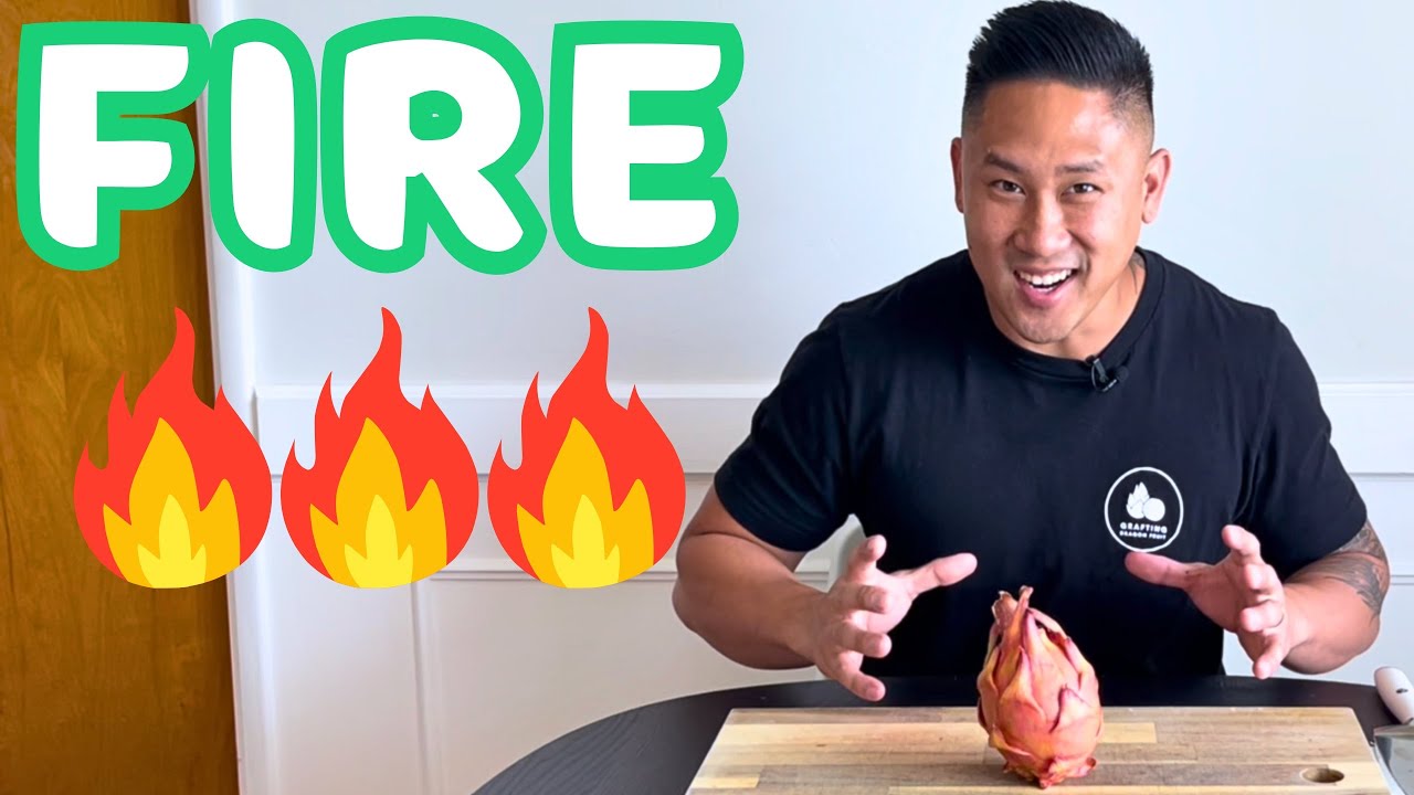 NEW VARIETY: ASUNTA 5 FIRE! New Dragon Fruit Taste Review