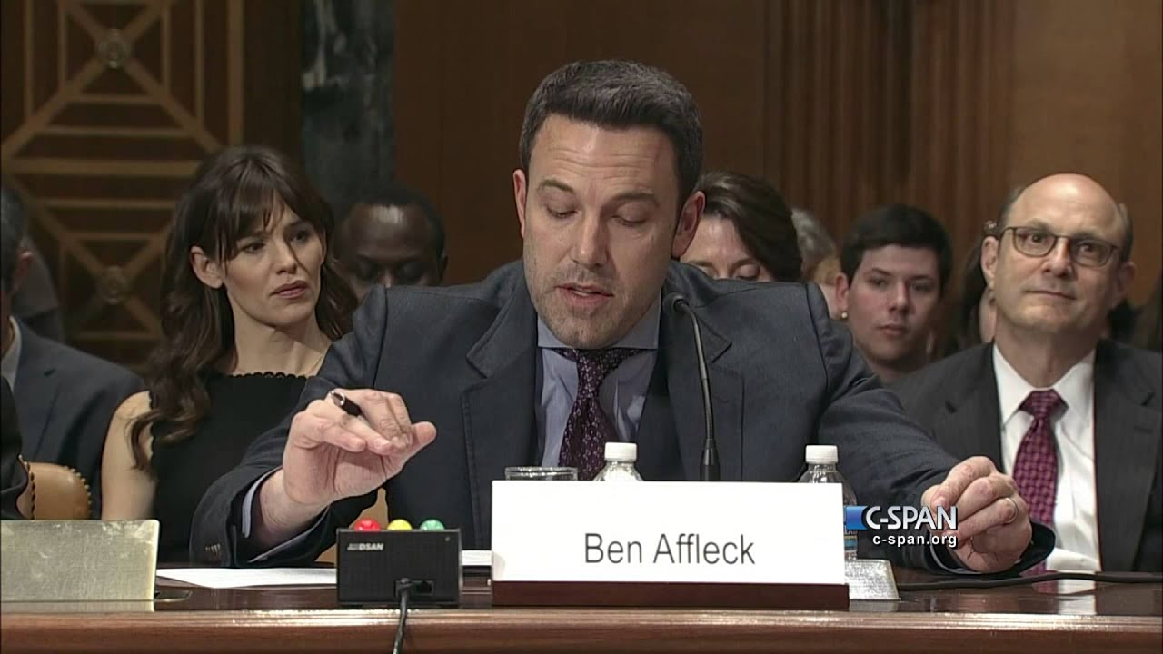 Ben Affleck Opening Statement (C-SPAN)