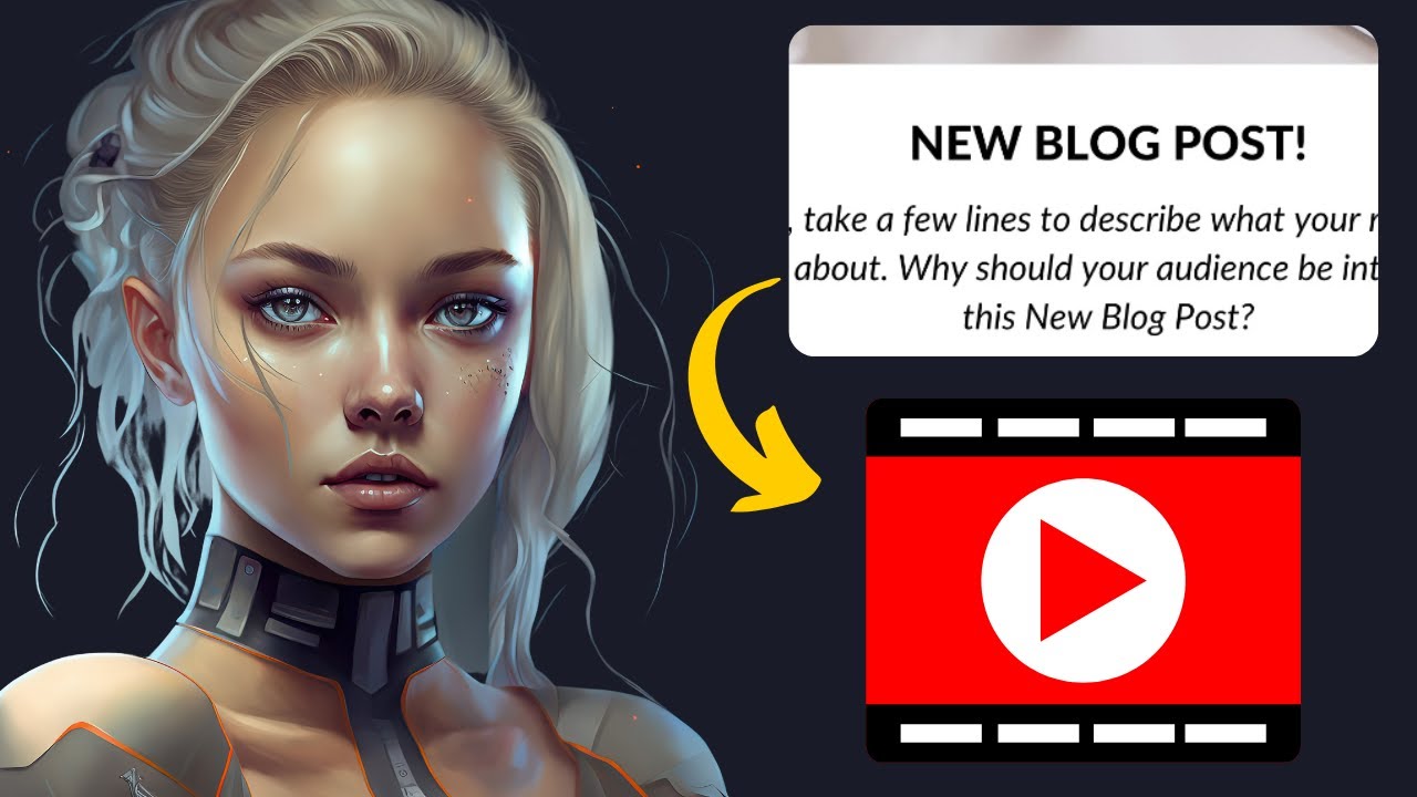 Turn Blog Post To Video with Ai ( Just By 1 Click )