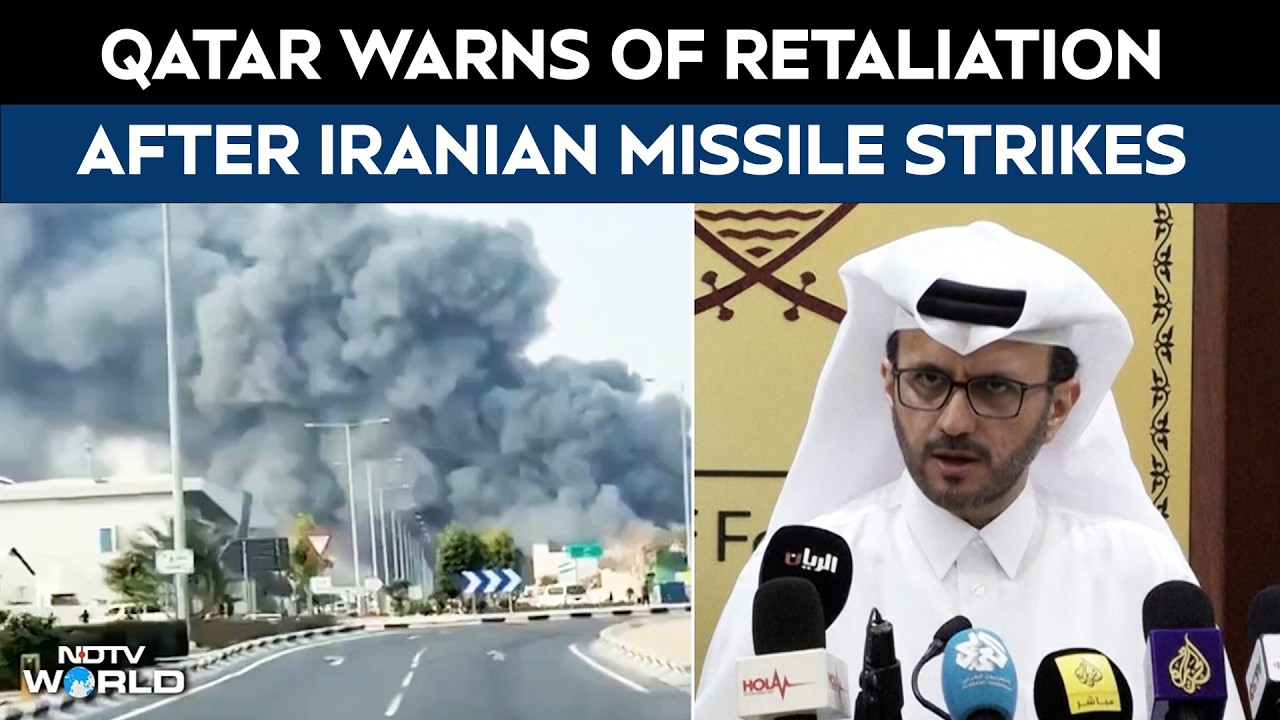 Iran Attacks Qatar | Iran Fires Ballistic Missiles at Qatar; Doha Says 'Red Lines Crossed'
