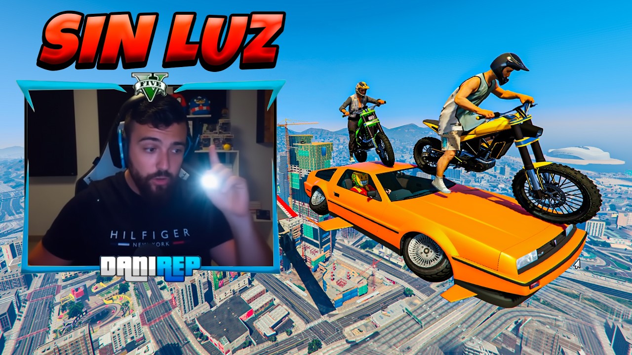 JUEGO una CARRERA COOPERATIVA pero SE ME VA LA LUZ y quedo a OSCURAS! - GTA 5 ONLINE