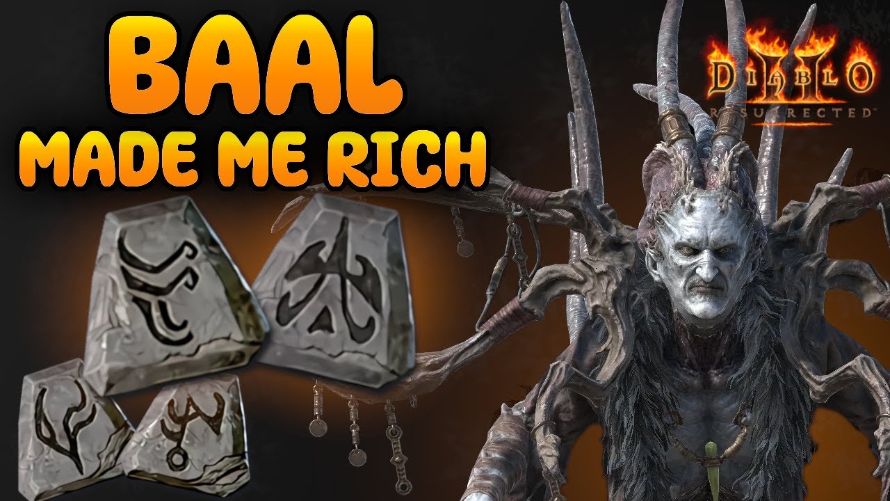 Baal Made Me RICH - 100 D2R Baal Runs