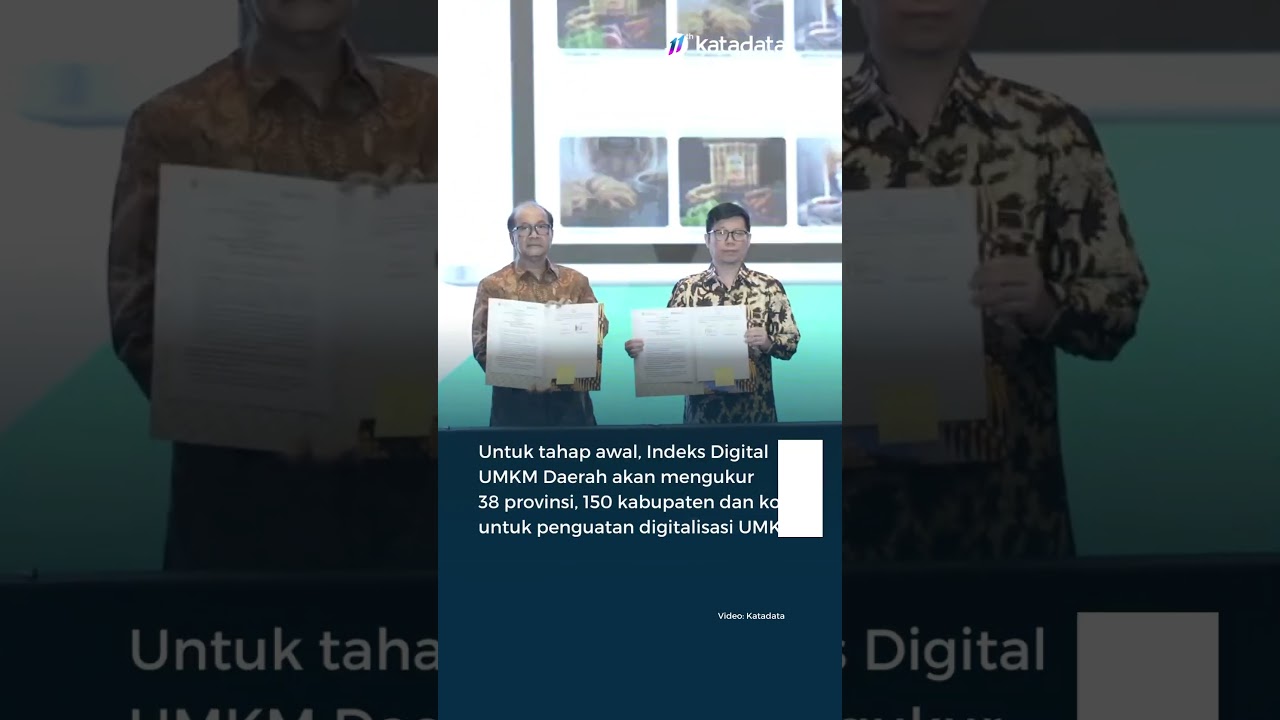 Kemenkop-Katadata Kerja Sama Siapkan Indeks dan Rumah Digital UMKM