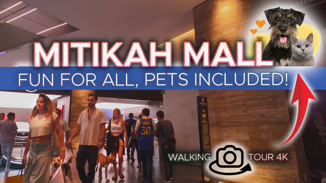 Walking through MITIKAH Mexico City | Latin America's LARGEST 🦮 Pet Friendly Mall!