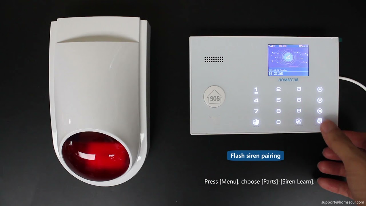 HOMSECUR ZD01 4G WIFI Alarm System