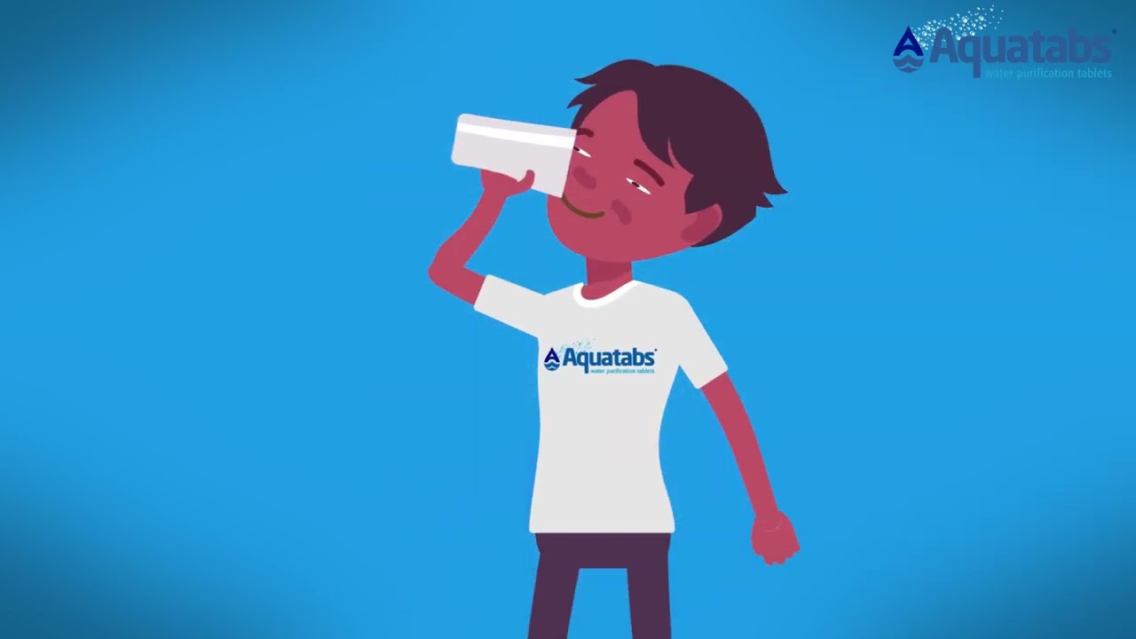 Aquatabs Water Purification tablets Explainer video