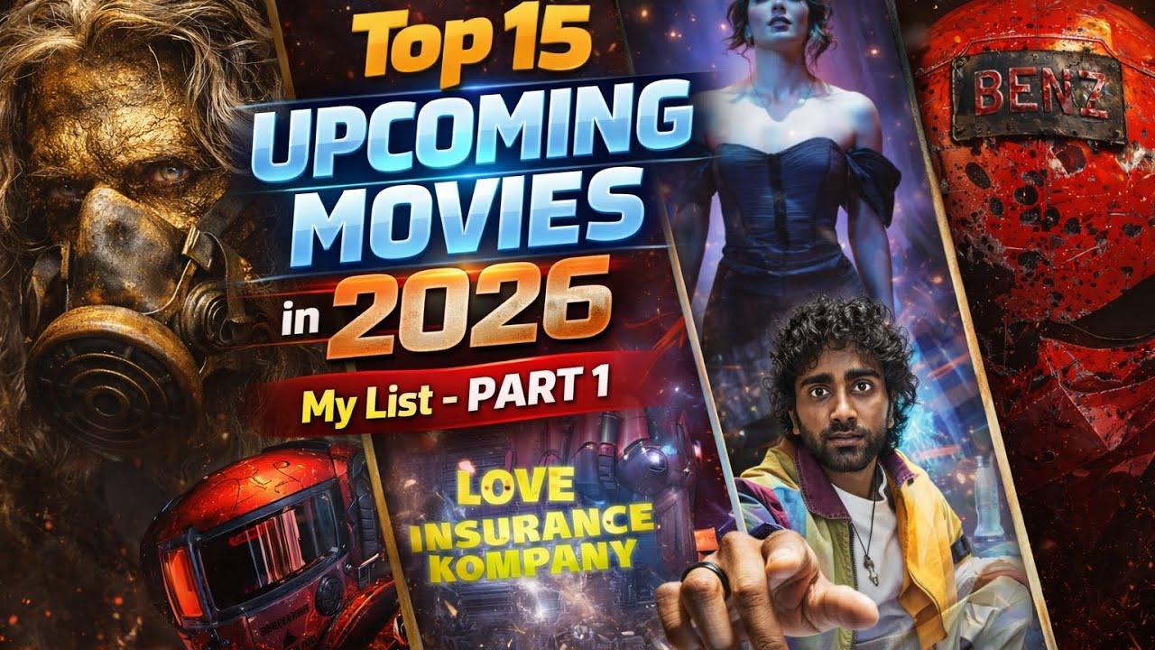  Top 15 Upcoming Movies in 2026.                   My list part 1 🔥💯😎