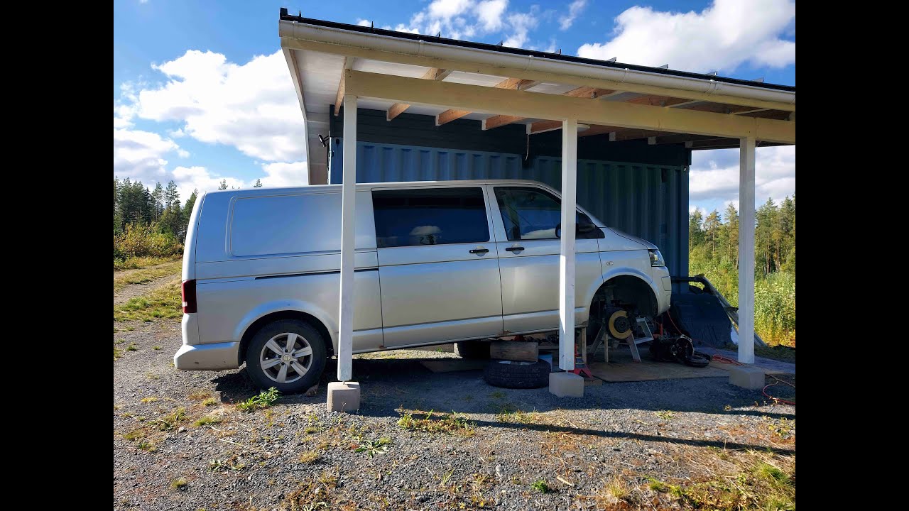 VW Transporter T5 kytkinremontti. Clutch replacement!