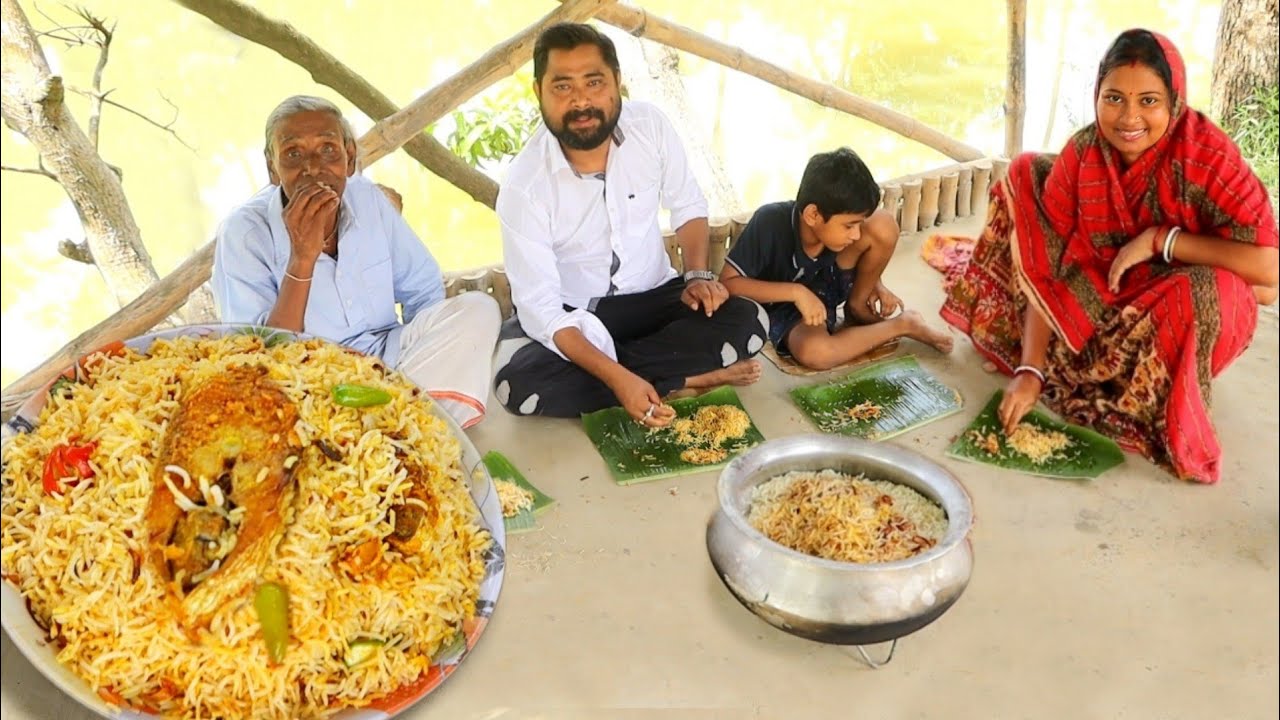 ইলিশ বিরিয়ানি,সব থেকে সহজ সরল ভাবে বানানো,বাড়ির সবাই চেটেপুটে খাবে || simple & best  biriyani recipe