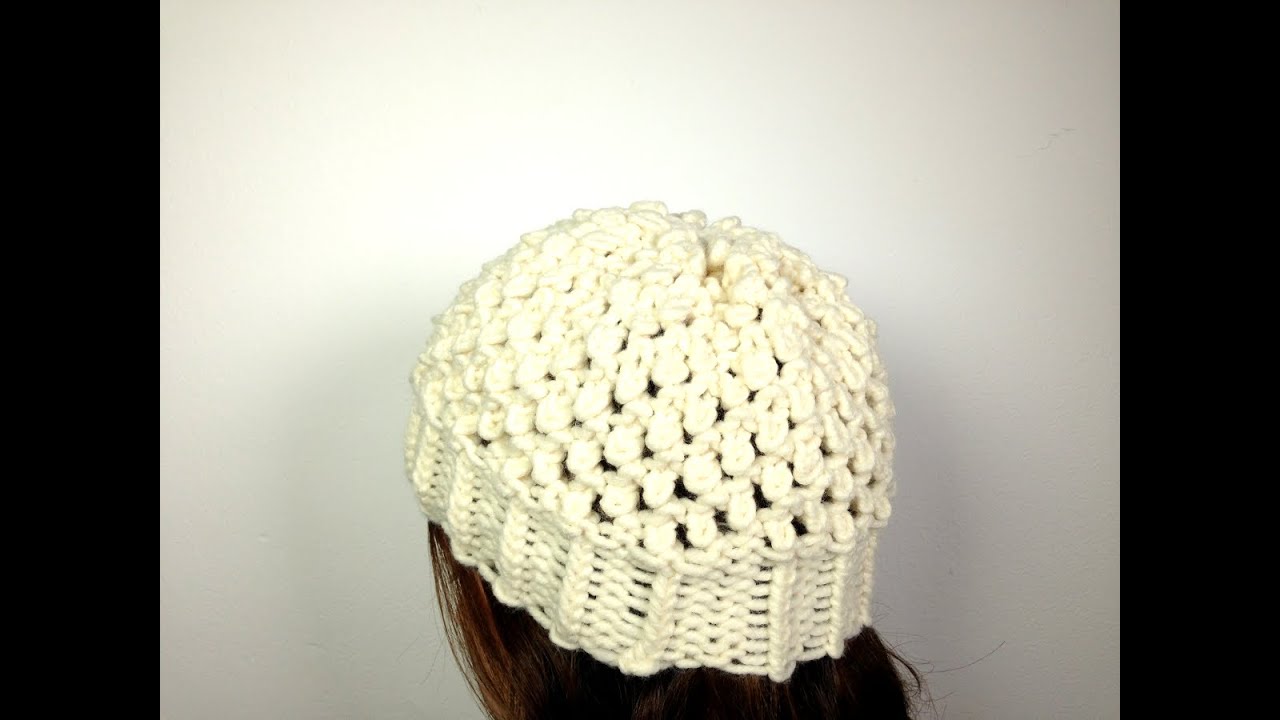 How to Loom Knit a Popcorn Hat (DIY Tutorial)