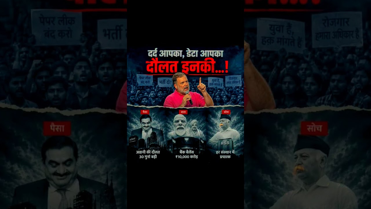 rahul gandhi on adani #rahulgandhi #speech #adani #ambani #modiji #bjp #congress #shorts