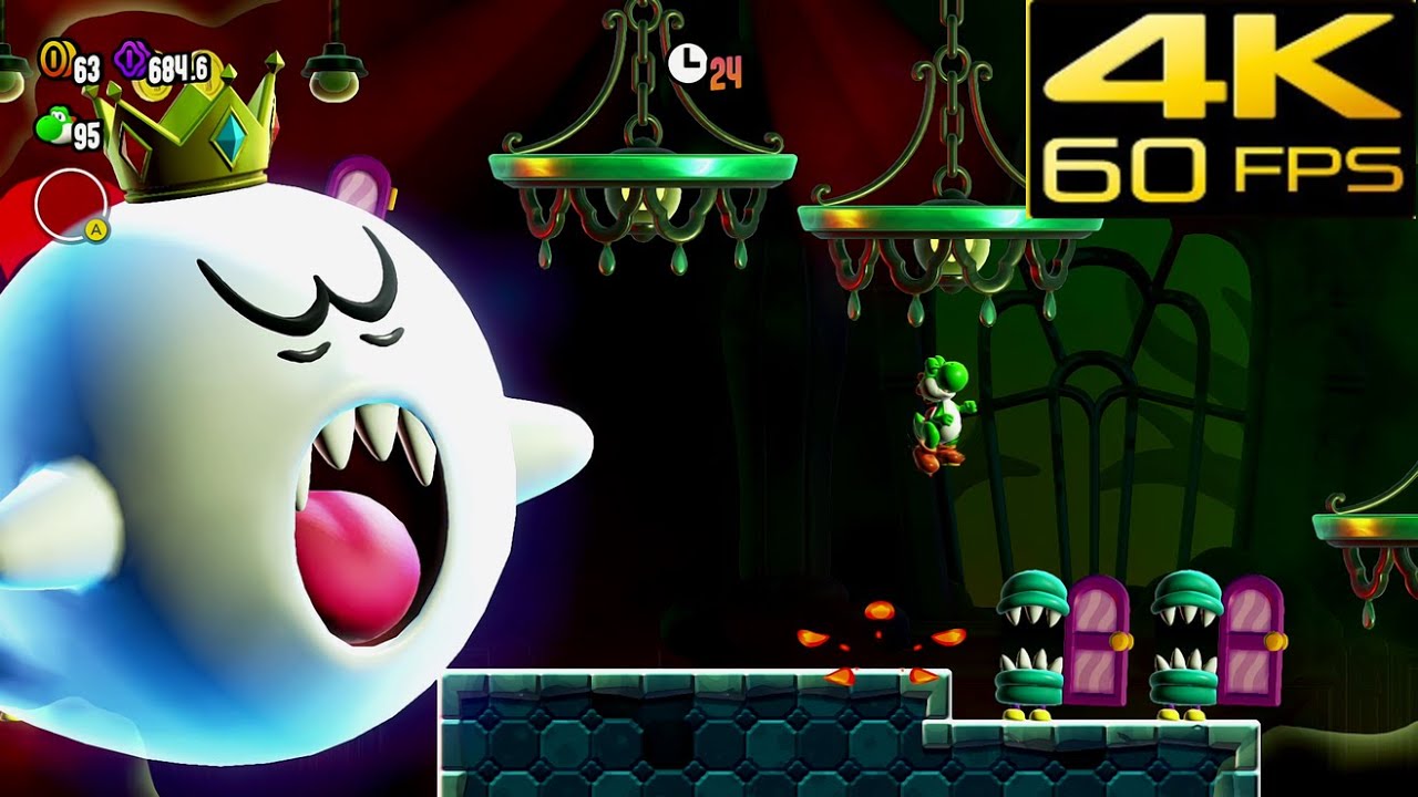 Super Mario Bros. Wonder - ♪ A Night at Boo's Opera [4K 60FPS]