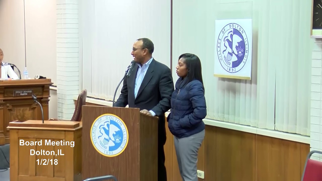 Dolton Board Meeting 01/02/2018
