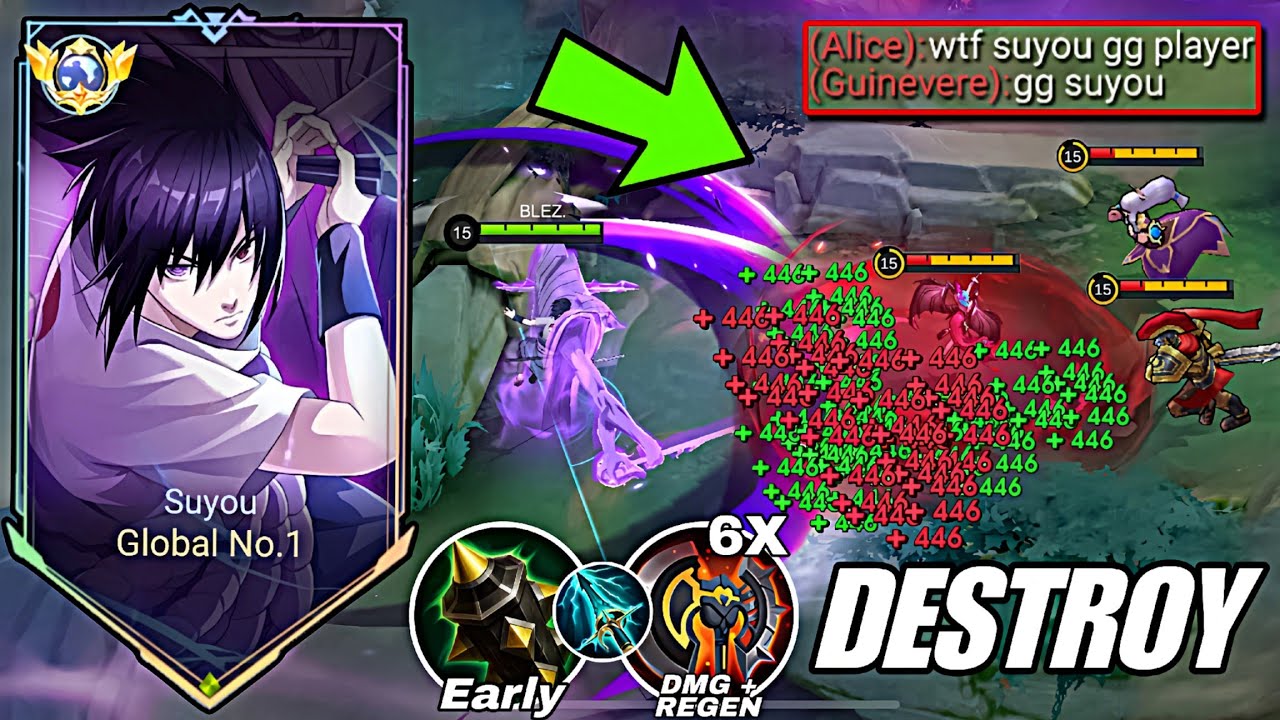 BUFFED SUYOU BEST ONESHOT IS BACK BUILD IN SOLO RANK 2025!!🔥(99% DESTROY!)- Mobile Legends