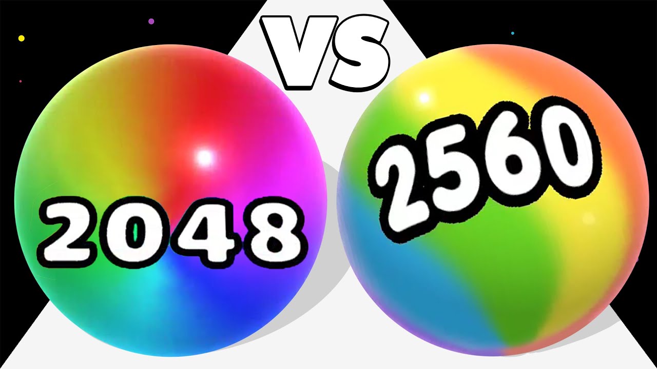 BALL MERGE 2048 /vs BALL MASTER &infin; ASMR Gameplay Android iOS ✦ Ball Run 2048 Merge Master Gameplay