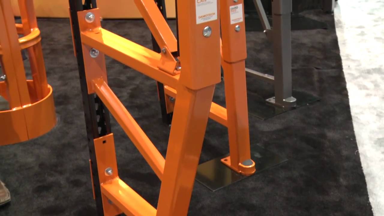 Damotech's racking repair technique at ProMat 2011