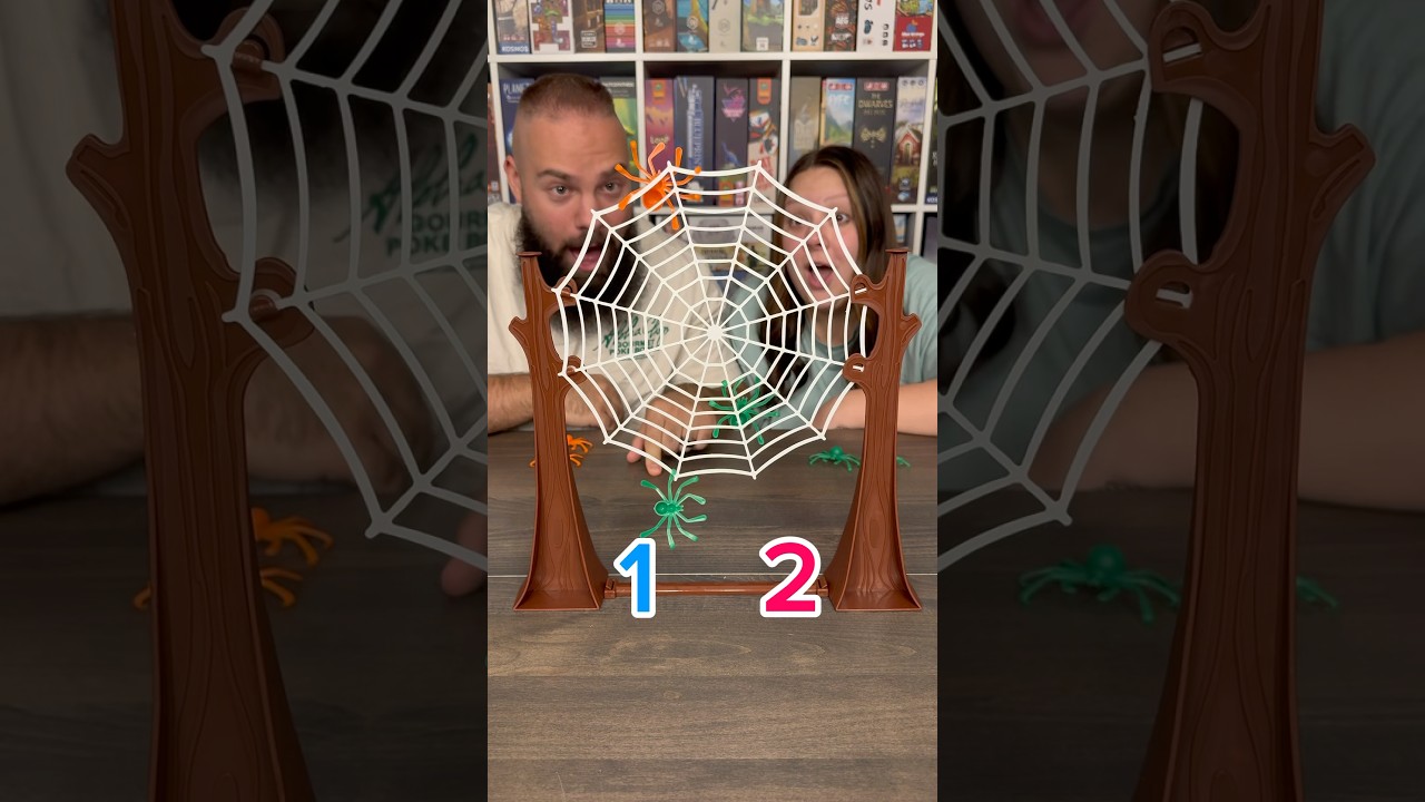 Come Play Jumping Spiders With Us! #boardgames #couple #fun