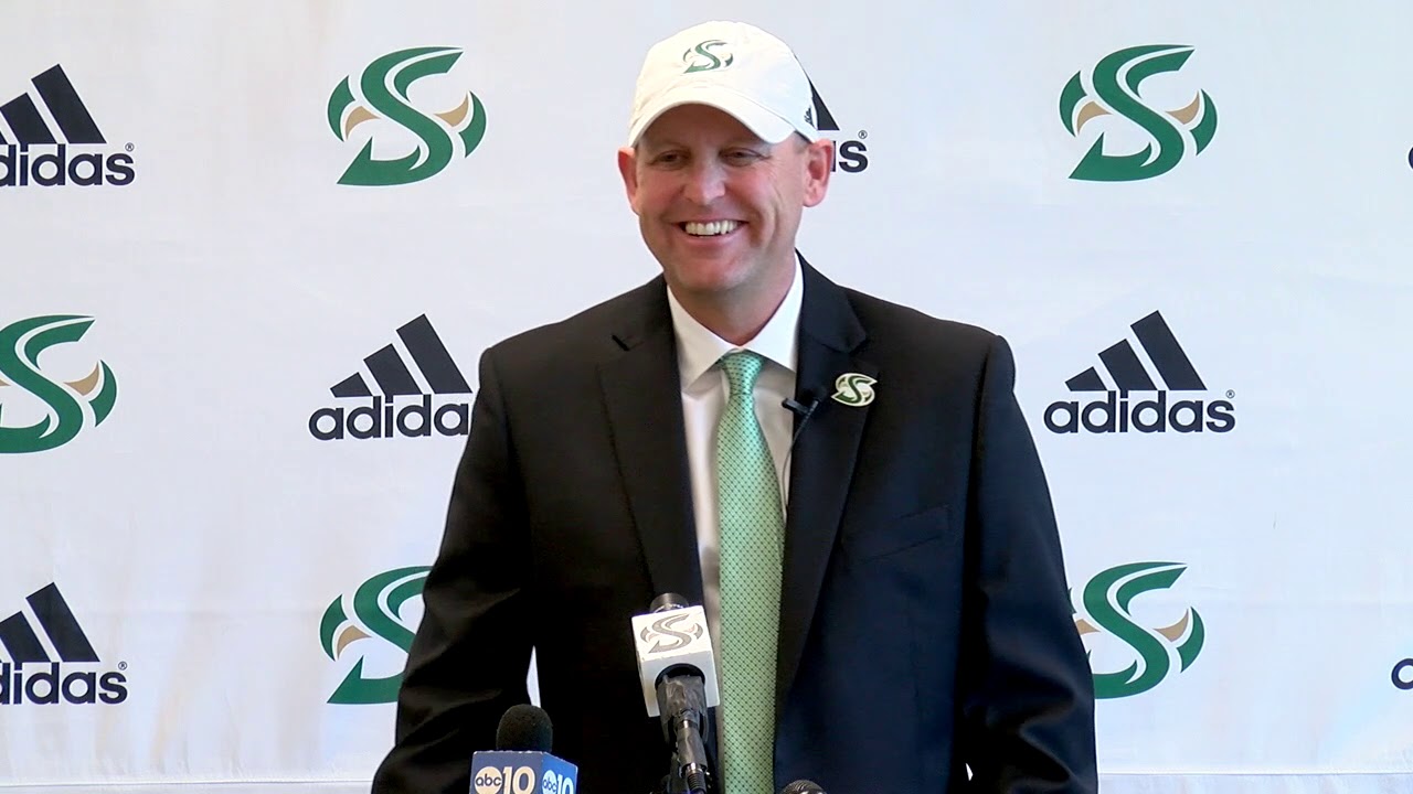 Sacramento State head football coach Troy Taylor's introductory press conference