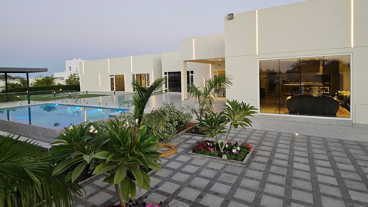 استراحة للبيع في ولاية بركاء للتواصل 92000052 تصميم راقي تغطية المهندس سالم البرواني