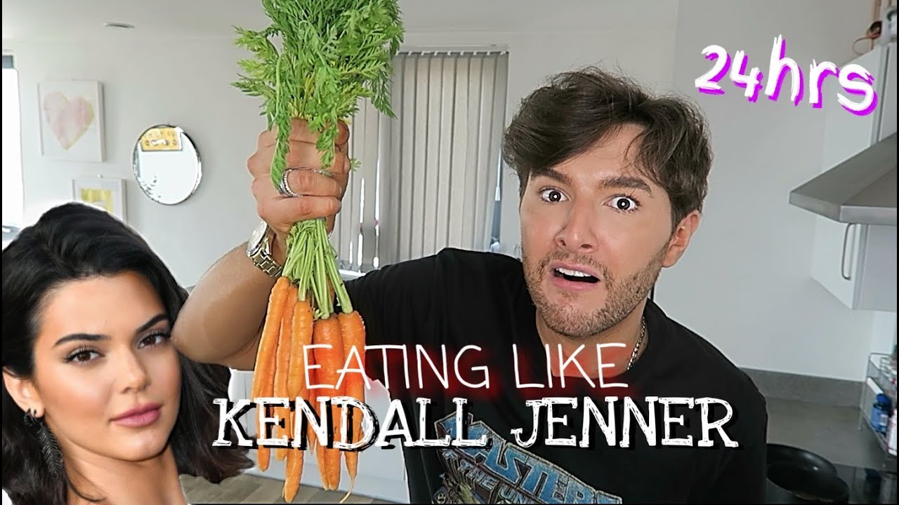 I ONLY Ate What KENDALL JENNER Eats In A Day - 24HR?