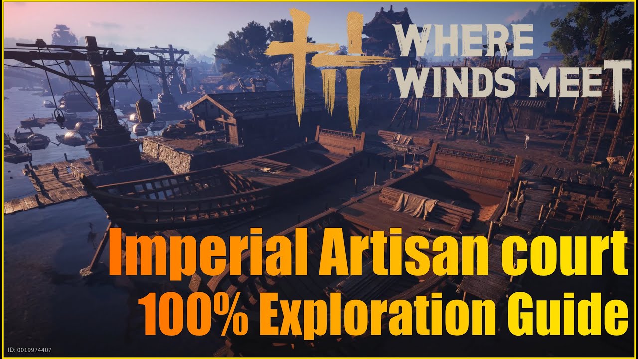 Imperial Artisan court 100% Exploration Guide | Where Winds Met | Kaifeng