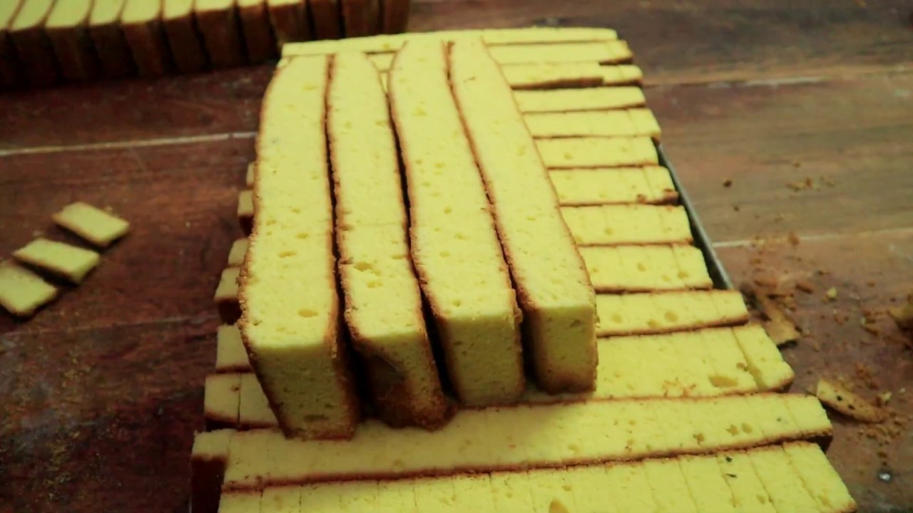 How To Make Dry cake Biscuit in Bakery - Huge Dry Cake  Making Process Step by Step in Bakery