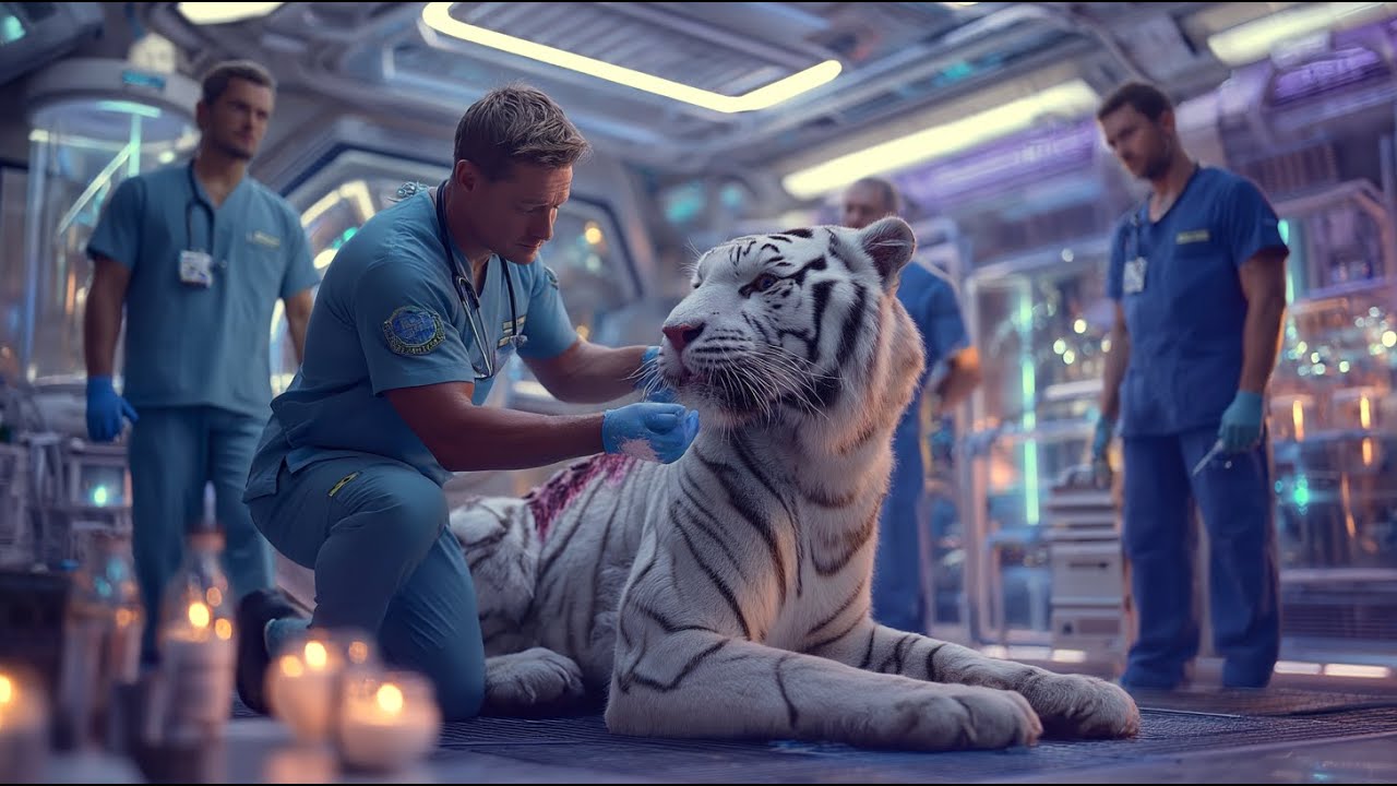 The Alien War Beast Was Fading Fast—The Human Medic Whispered: “I’ve Handled Worse ! Just a Big Cat”