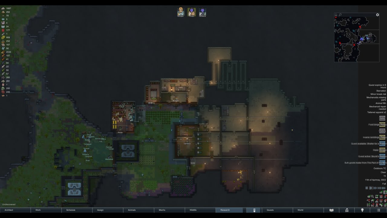 Rim world Noob mechanoids