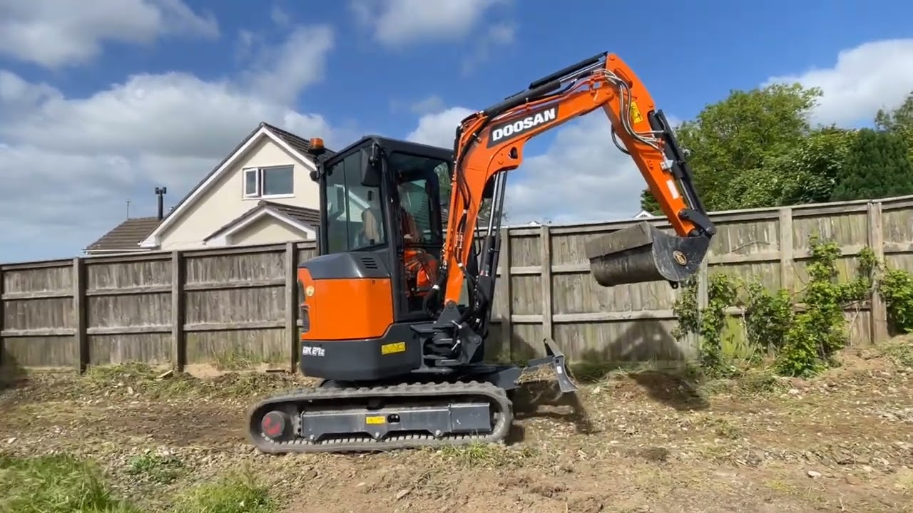 The New Doosan DX27z Mini Excavator