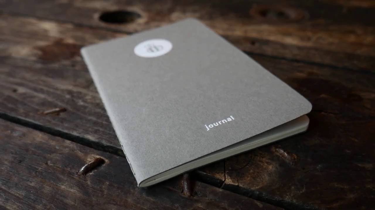 White Foil on a Moleskine Pocket Cahier