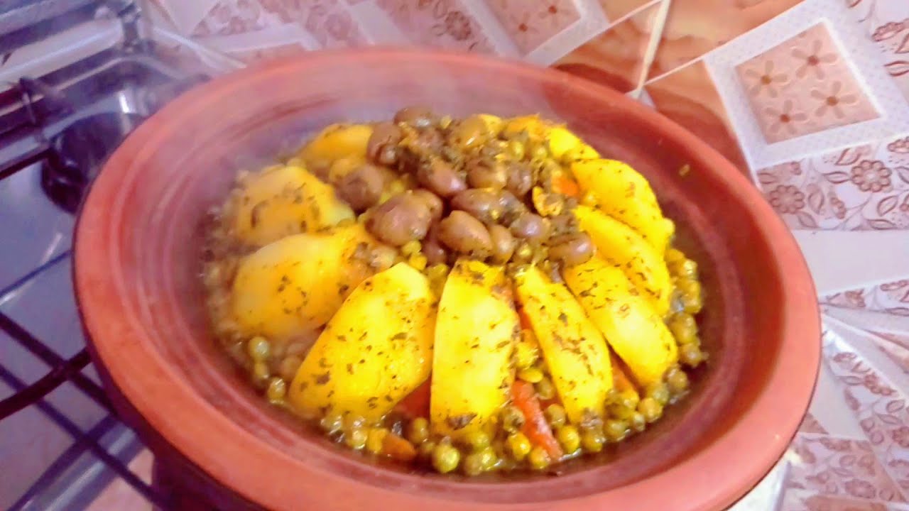 جربيه بطريقتي طاجين الدجاج بالخضر ناجح مليون في 💯 Tagine Moroccan👌😋