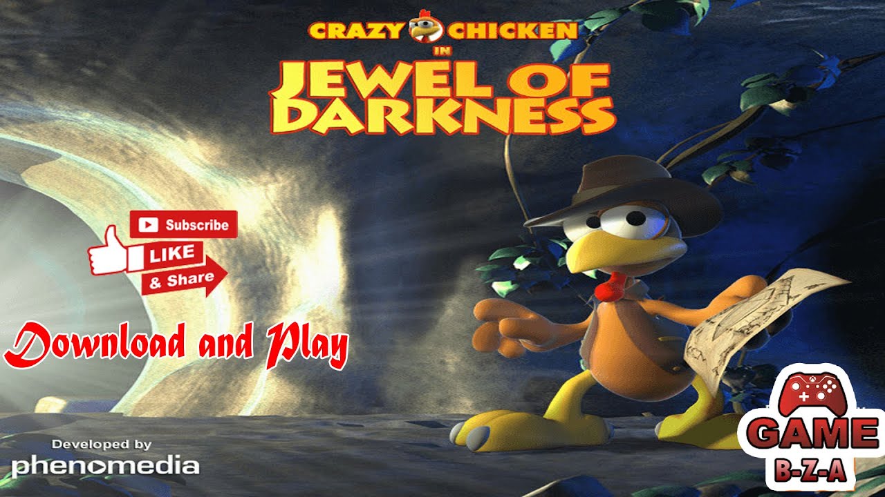 Crazy Chicken: Jewel of Darkness (Windows) Play and download see this demo