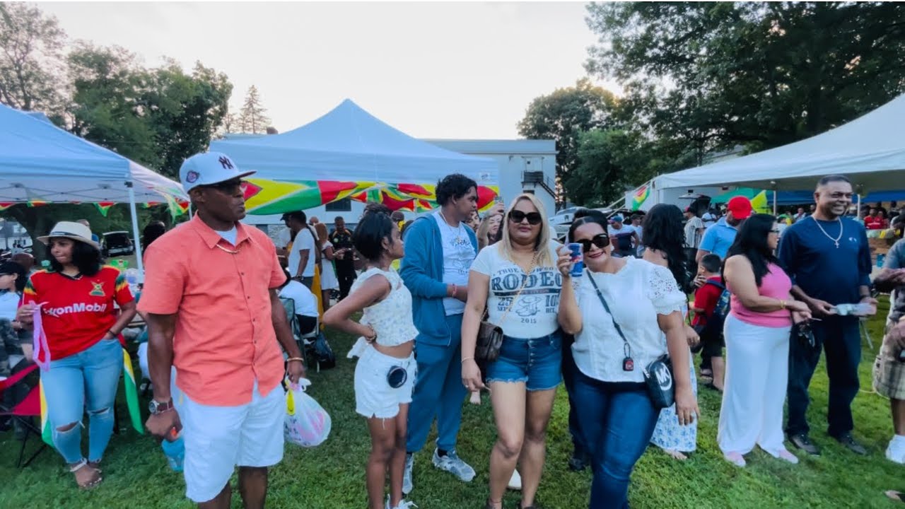 Guyanese Fun Day In Waterbury Connecticut #guyanavlog #guyanese #guyanese #guyanesemusic #parkday 