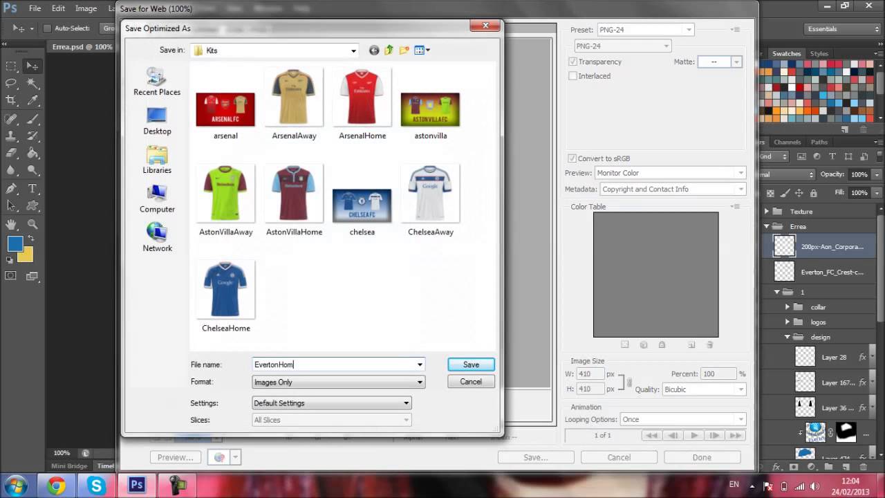 Design A Kit - Everton - #4 Design Progression // JetzArts
