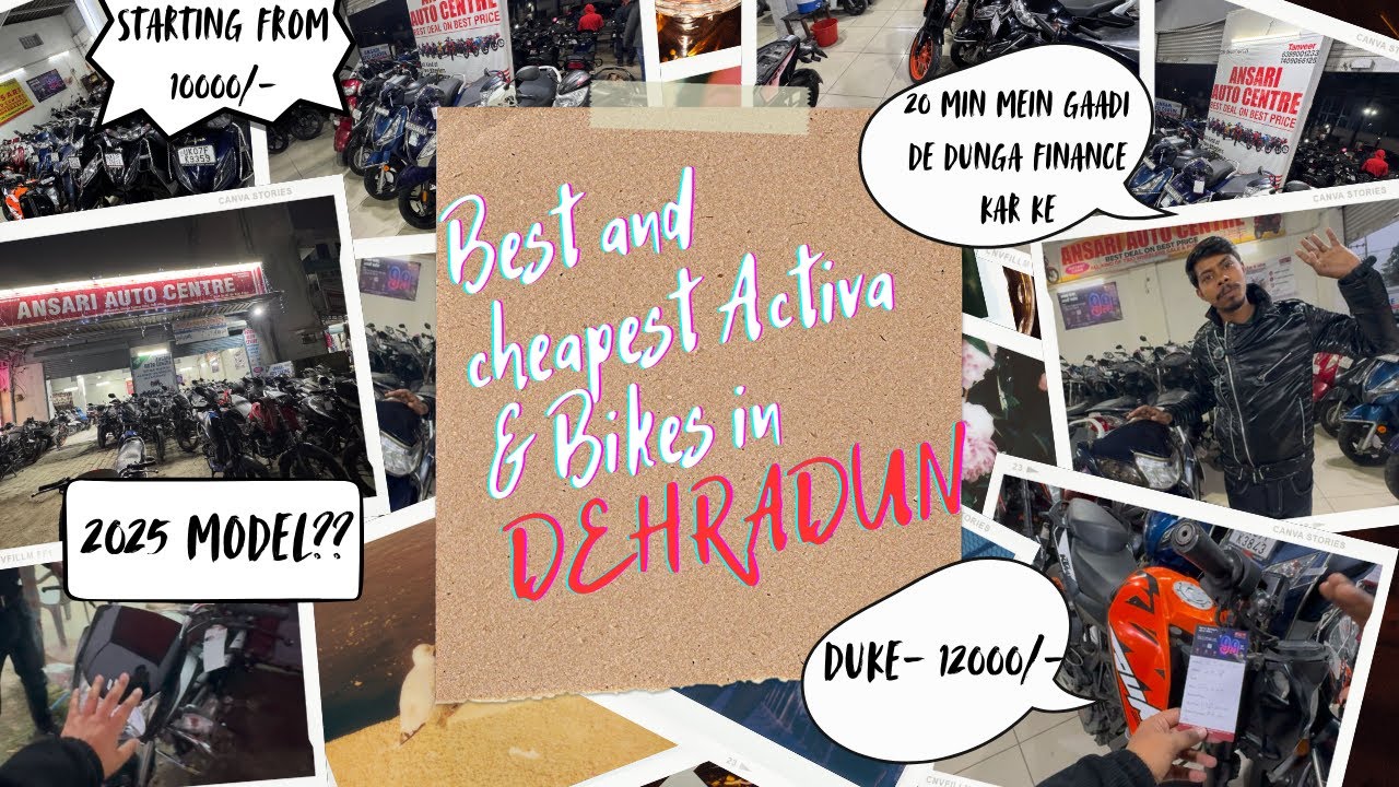 Used Scooties & Bikes in Dehadun | ₹10K | Finance in 30 Mins🔥🚴‍♂️ #UsedBikes #UsedScooties #dehradun