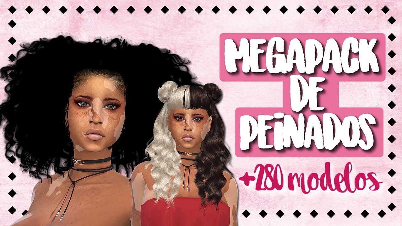 Contenido Personalizado: Megapack de peinados para chica (casi 300) + Baby Hair | Los Sims 4 CC | MS