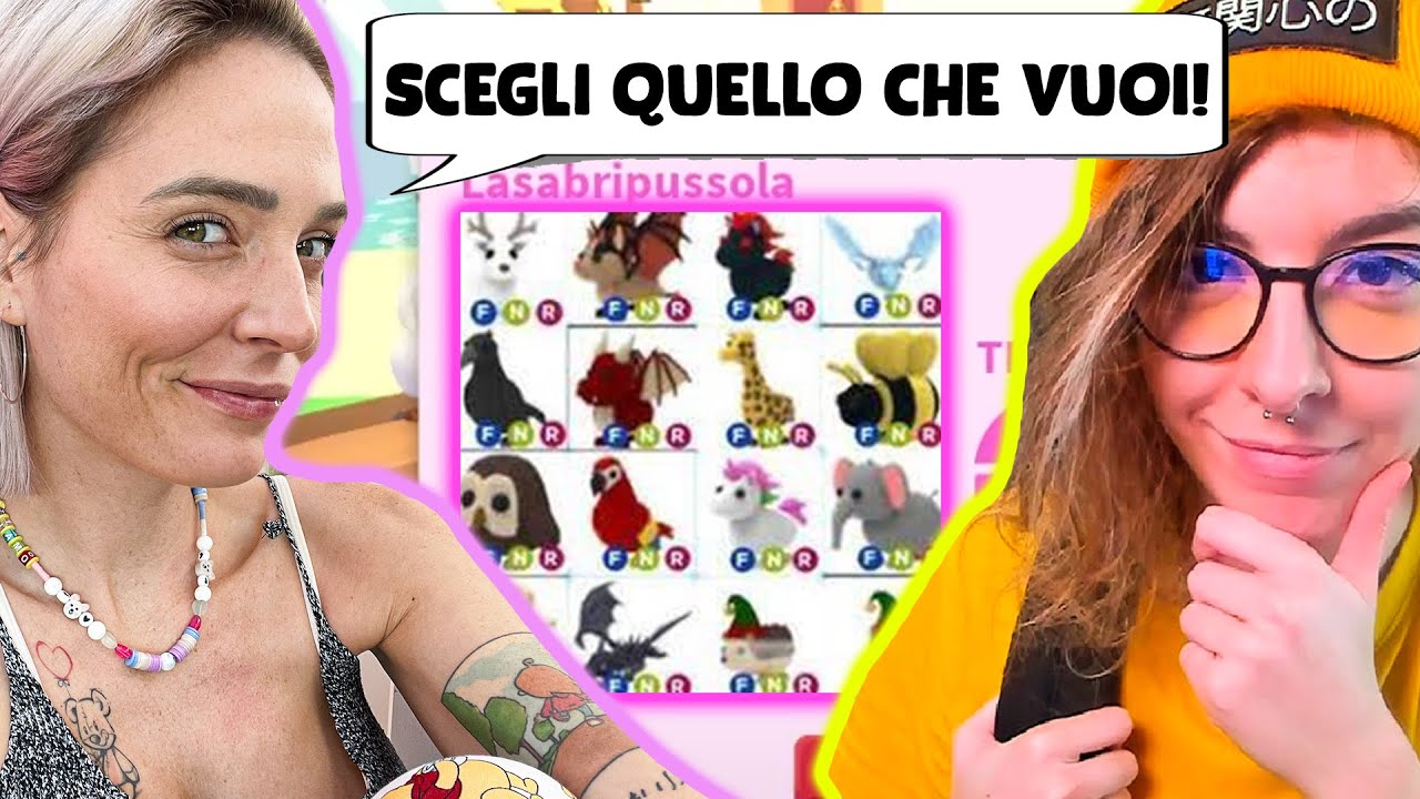 Gioco ad ADOPT ME con @KeNoiaChannel e le faccio UN REGALO INCREDIBILE!