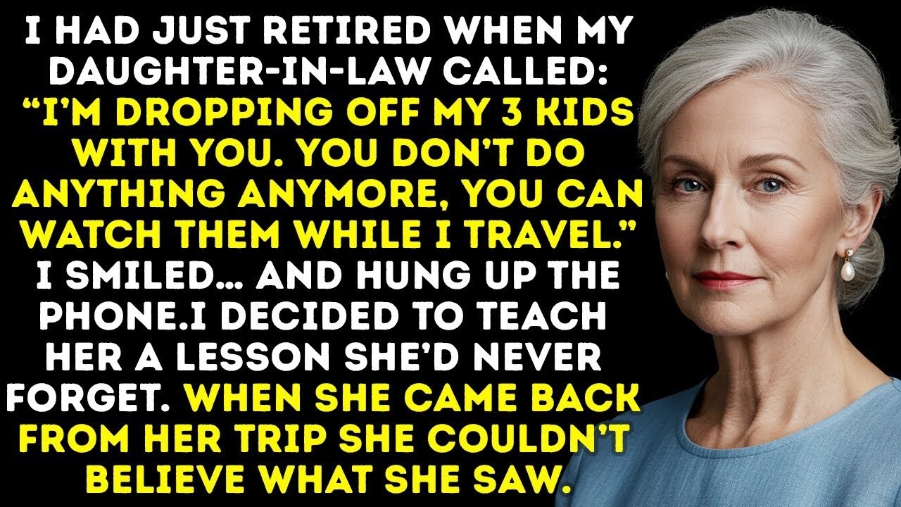 My Daughter-In-Law Said I “Do Nothing” — So I Made A Move She Never Saw Coming