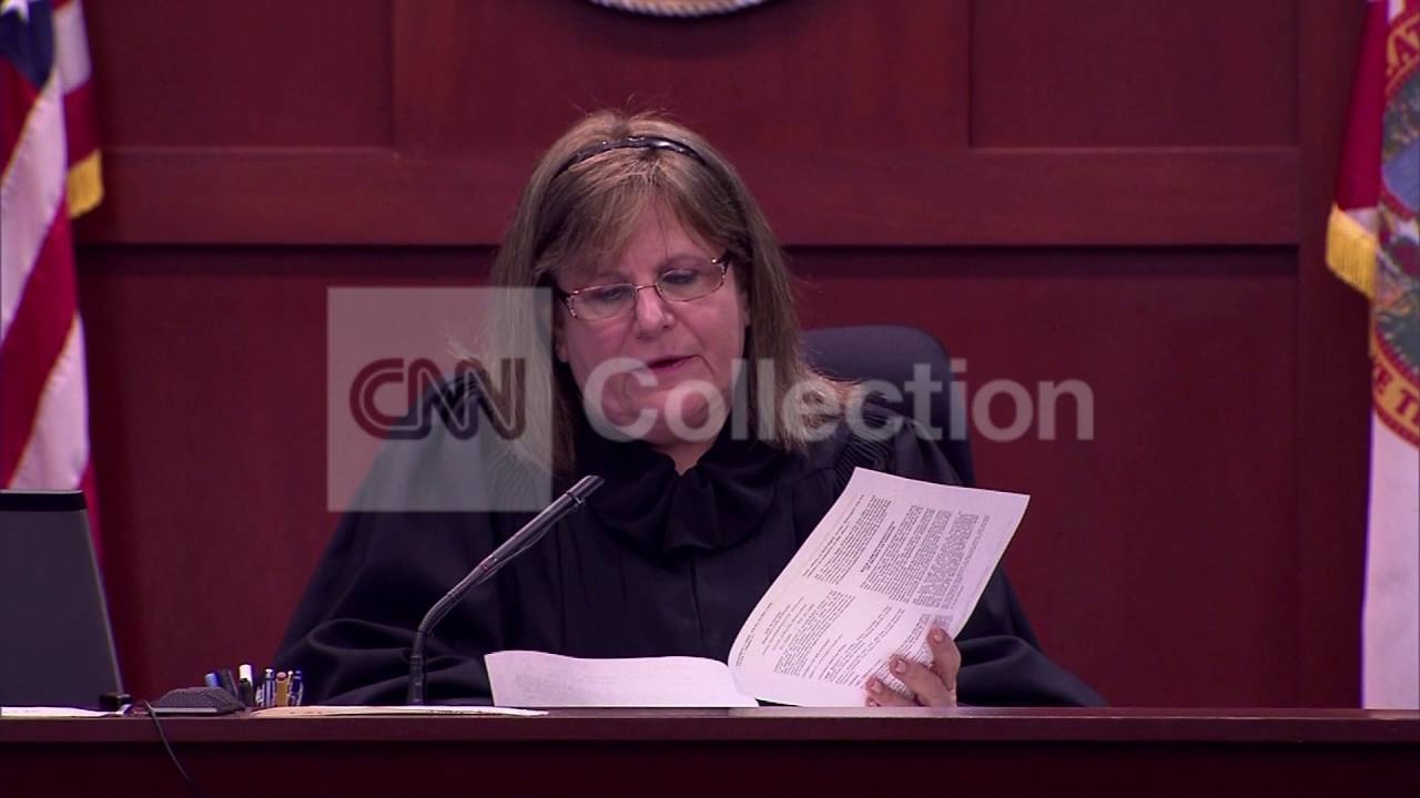 ZIMMERMAN TRIAL:JUDGE-NO 3RD DEGREE MURDER CHARGE