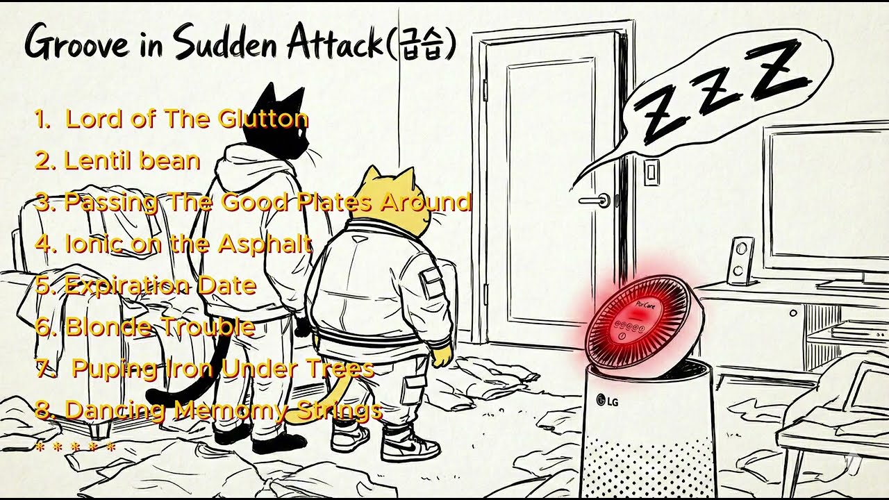 [Groove Pop Playlist] Cat in Sudden attack 🎉친구 집 벨 누르고 싶은 밤  Friend, Drive, Workout, Play Music