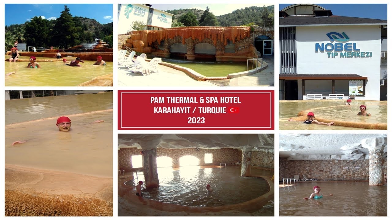 PAM THERMAL HÔTEL & SPA ⭐⭐⭐⭐⭐ EAU THERMAL AUX VERTUS THÉRAPEUTIQUES 👉 KARAHAYIT, TURQUIE 🇹🇷 4K