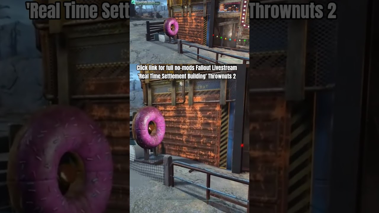 Real Time Settlement Building - Slocum's Joe at Starlight THROWNUTS 2 no mods Fallout 4