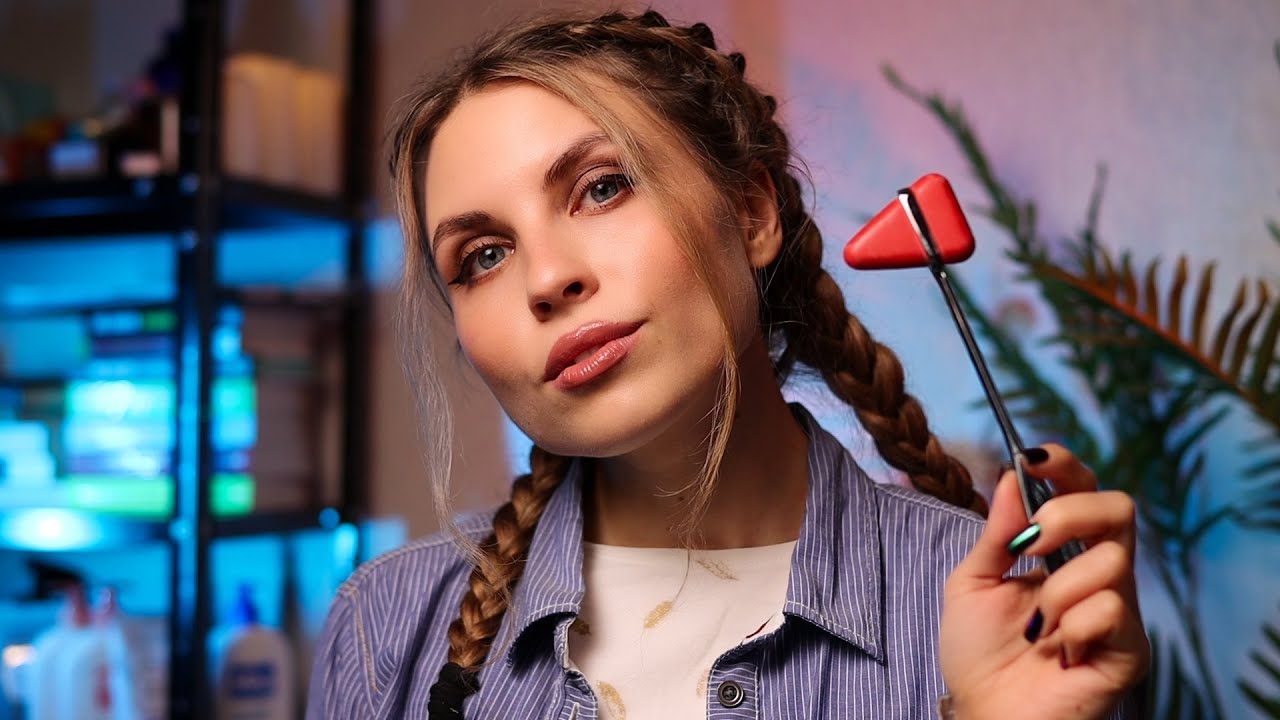 ASMR Cranial Nerve Exam, Eye Exam,Hearing Test,Measuring You From Head to Toe *4 Medical Roleplays*