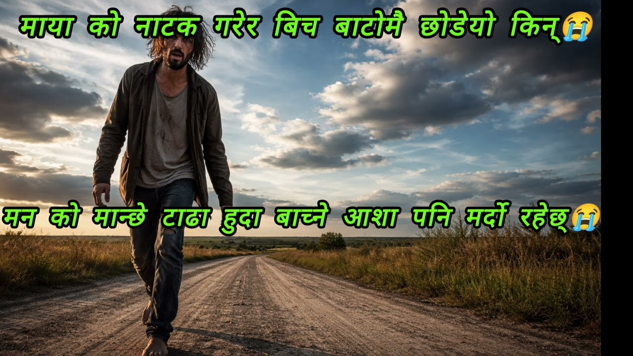 मायाको नाटक गरेर बिच बाटोमै छोडेयो किन😭/मन को मान्छे टाढा हुदा बाच्ने आशा नै मर्दो रहेछ् माया😭