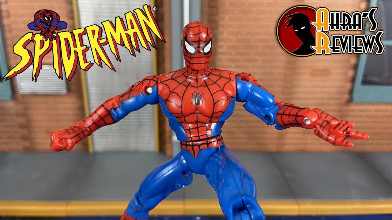 Toy Biz Super Poseable Spider-Man Animated Series Action Figure 1994
