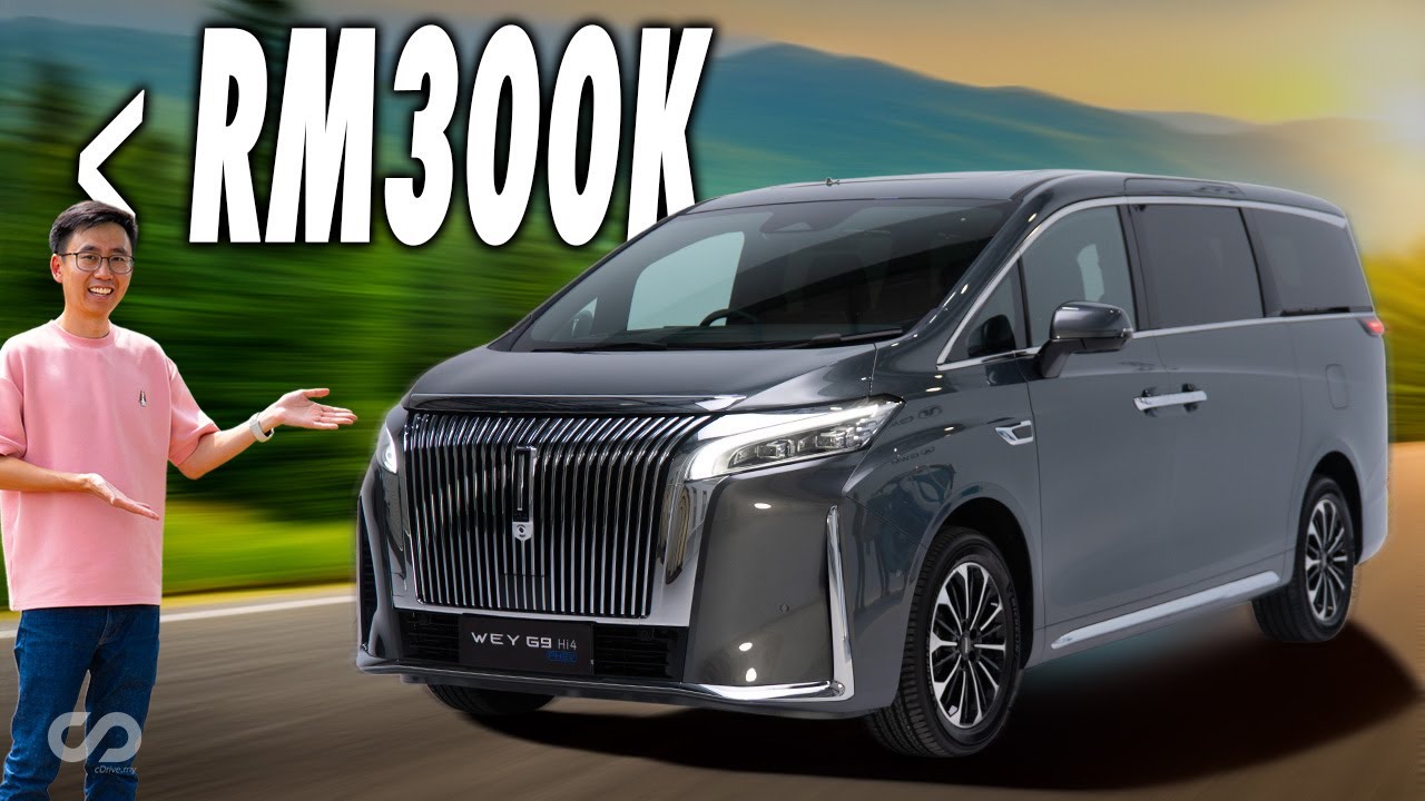 269 ​​тысяч ринггитов, GWM WEY G9 MPV 1.5T Hi4 PHEV 2026 года в Малайзии, роскошный минивэн с зап...