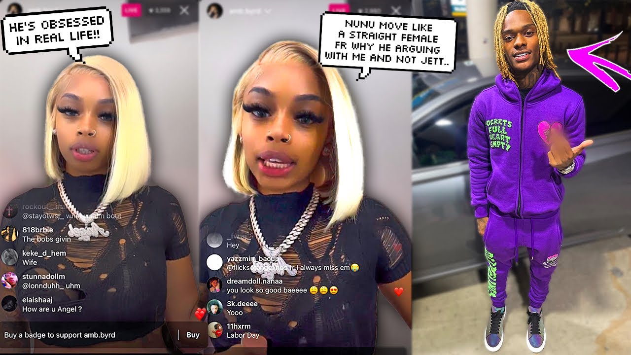 AMB BYRD ON IG LIVE STATING NUNU WANT'S TO ARGUE WITH ME OVER LENA DAVIS ACTION'S STOP BEING SASSY