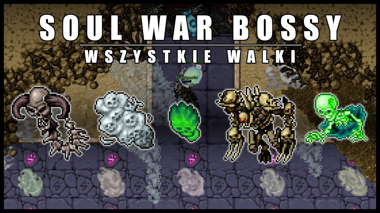 Soul War - Surowa walka z wszystkimi bossami | Tibia